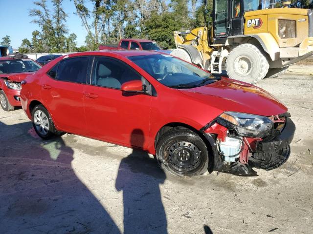  TOYOTA COROLLA 2016 Red