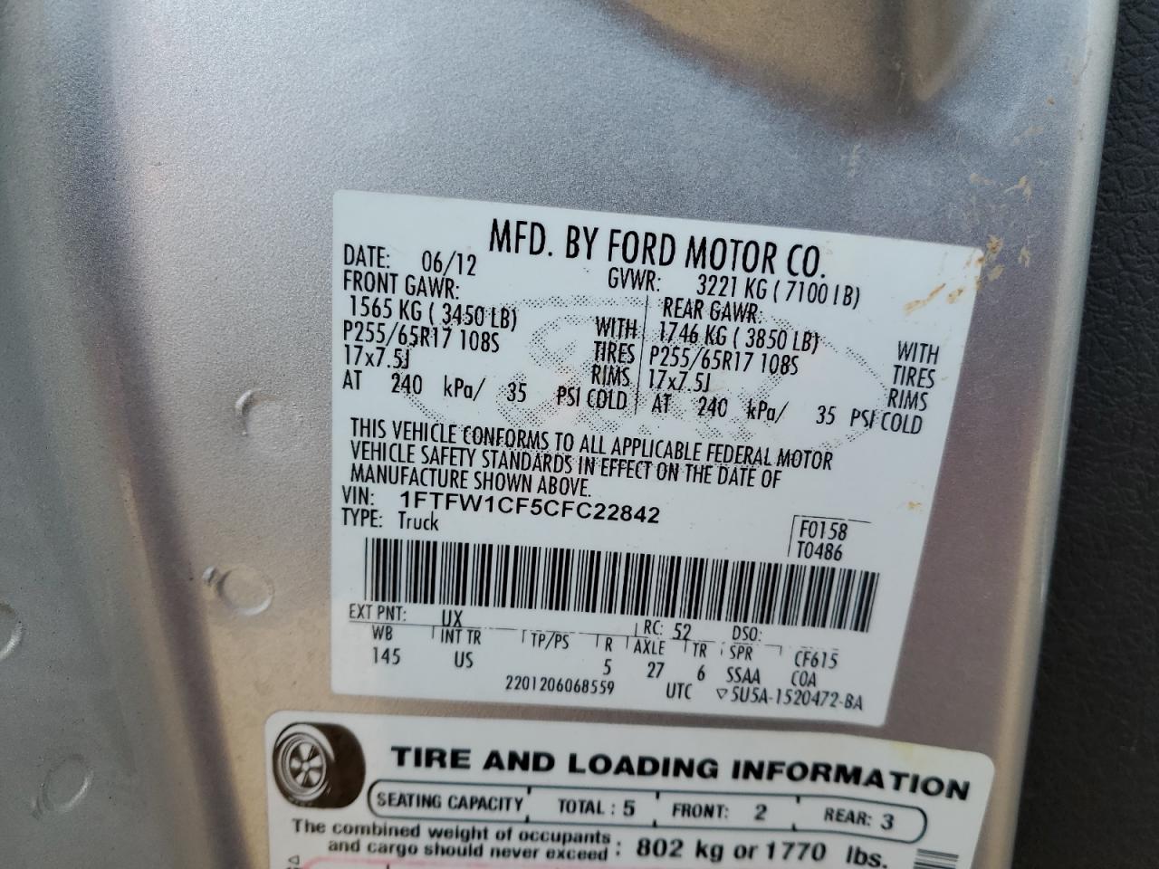 2012 Ford F-150 - Image 12