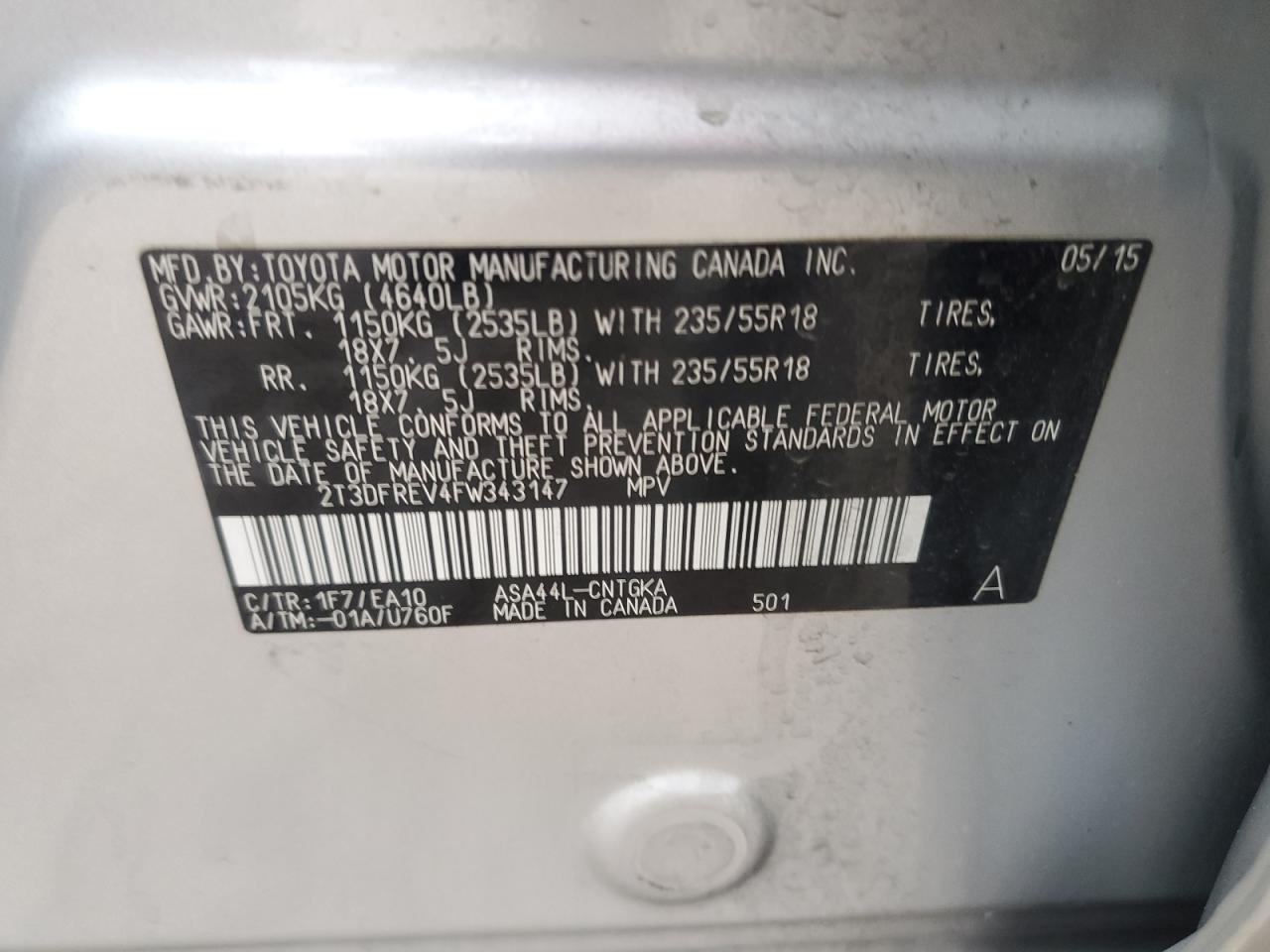 2015 Toyota RAV 4 - Image 12
