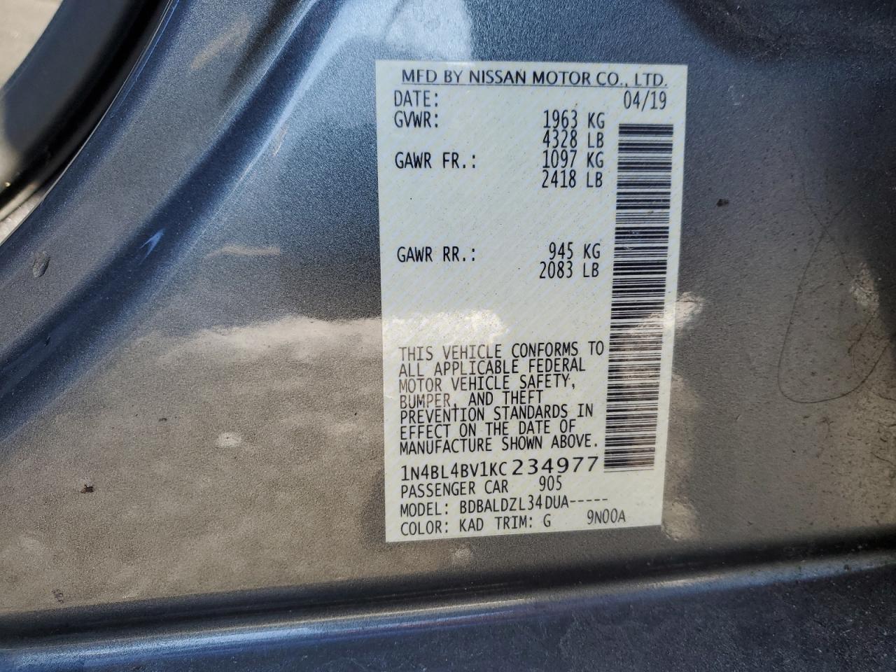 2019 Nissan Altima - Image 12