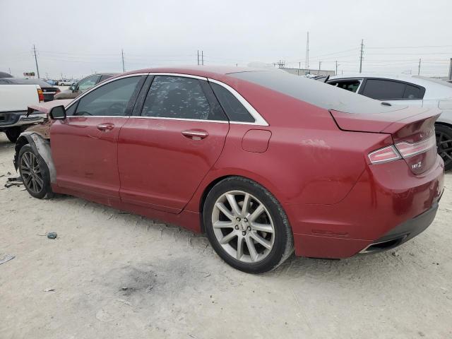  LINCOLN MKZ 2016 Бордовый