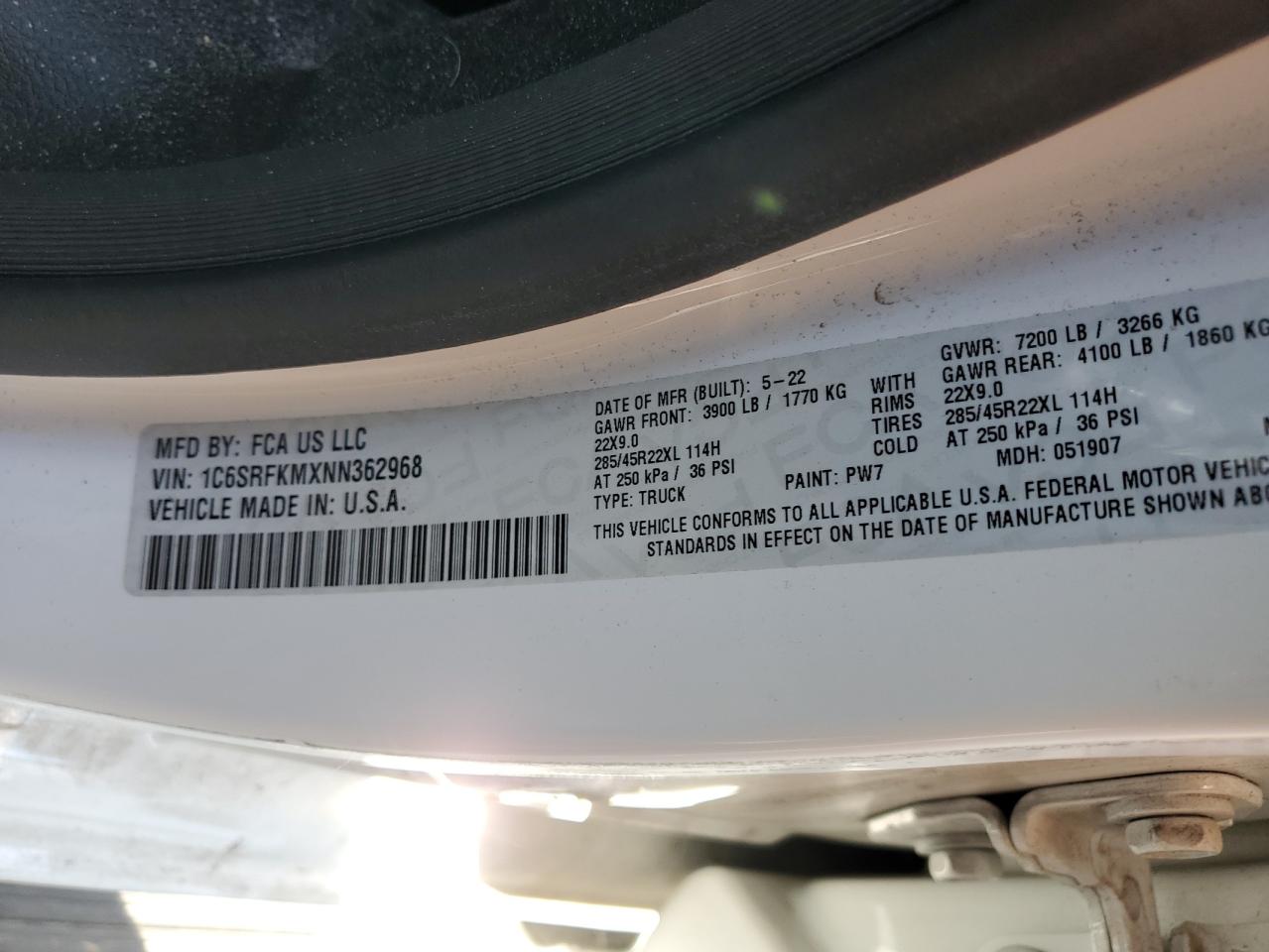 2022 RAM 1500 - Image 12