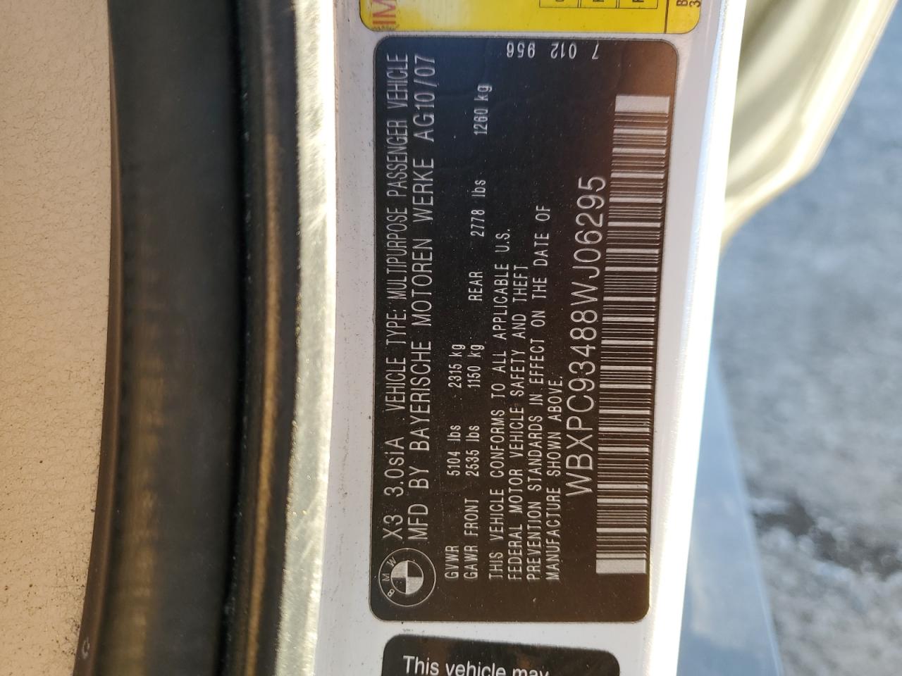 2008 BMW X3 - Image 12
