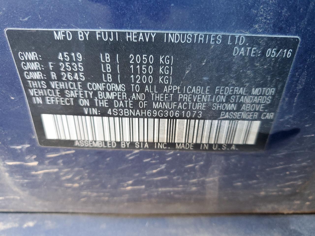 2016 Subaru Legacy - Image 14
