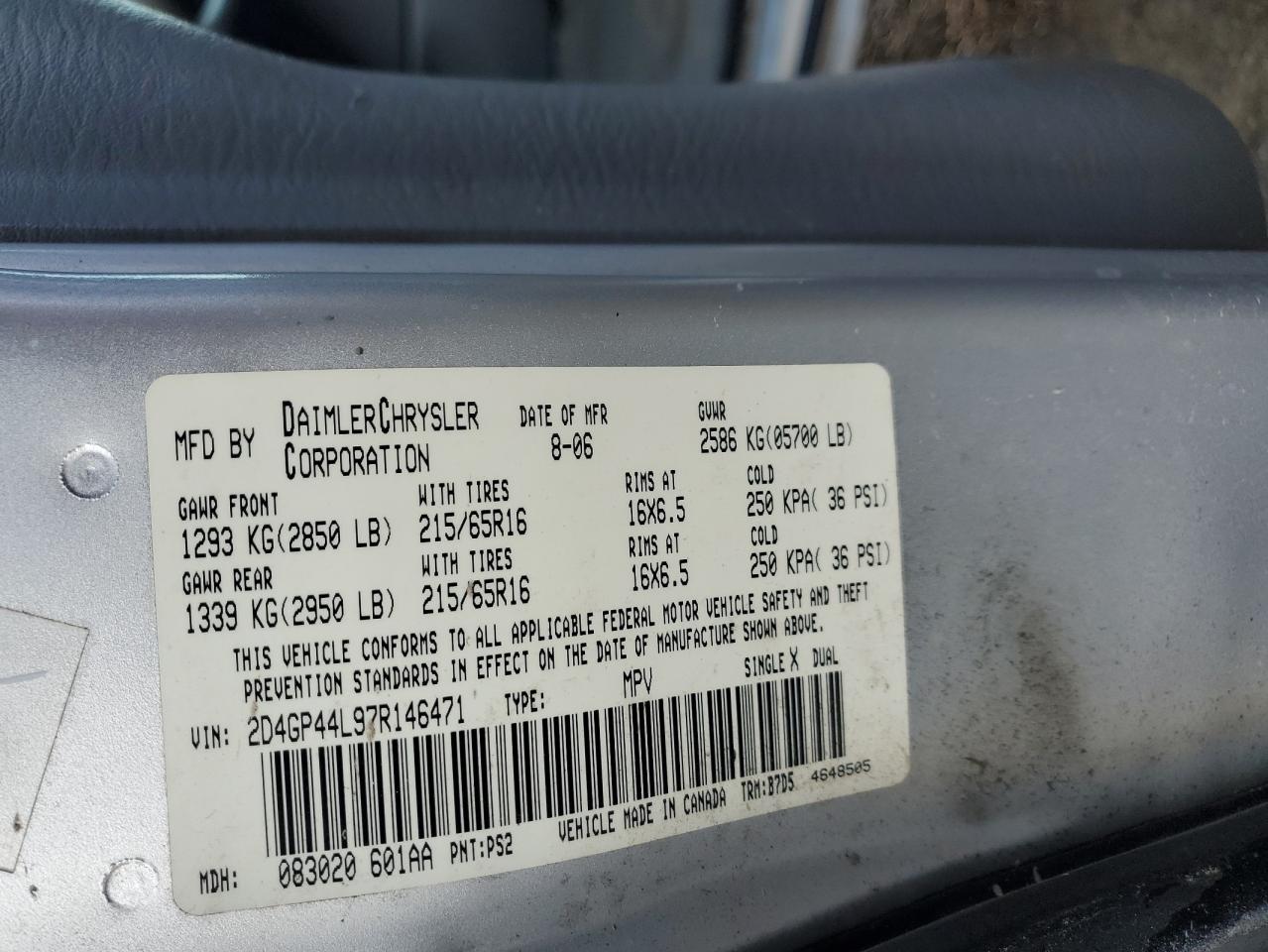 2007 Dodge Caravan - Image 13