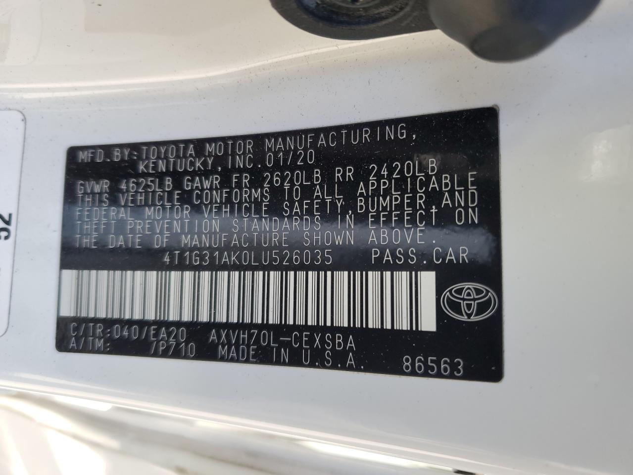2020 Toyota Camry - Image 12