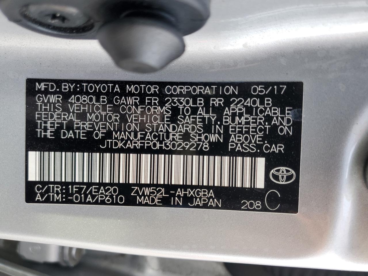 2017 Toyota Prius - Image 14