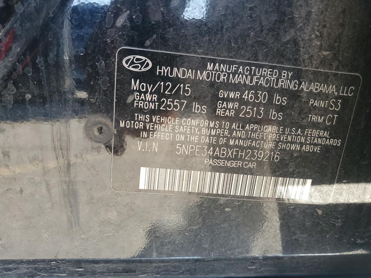 2015 Hyundai Sonata - Image 14