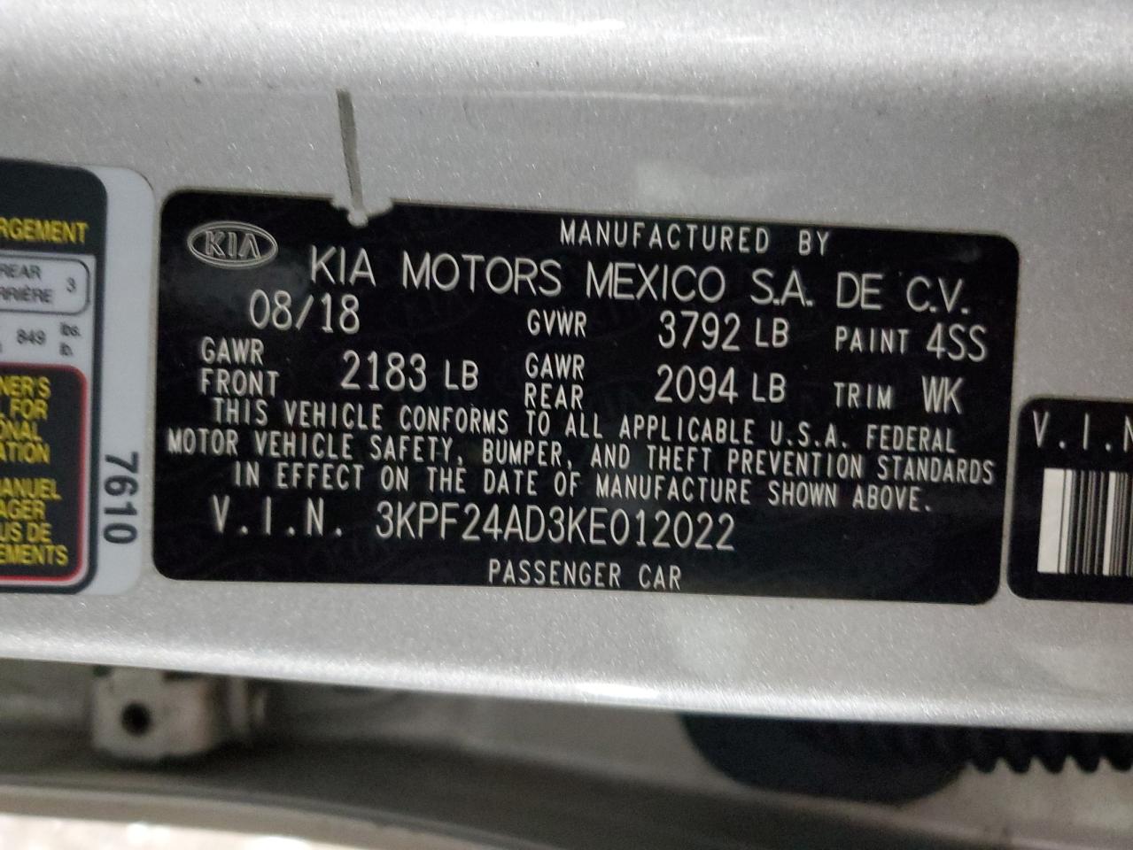 2019 Kia Forte - Image 12