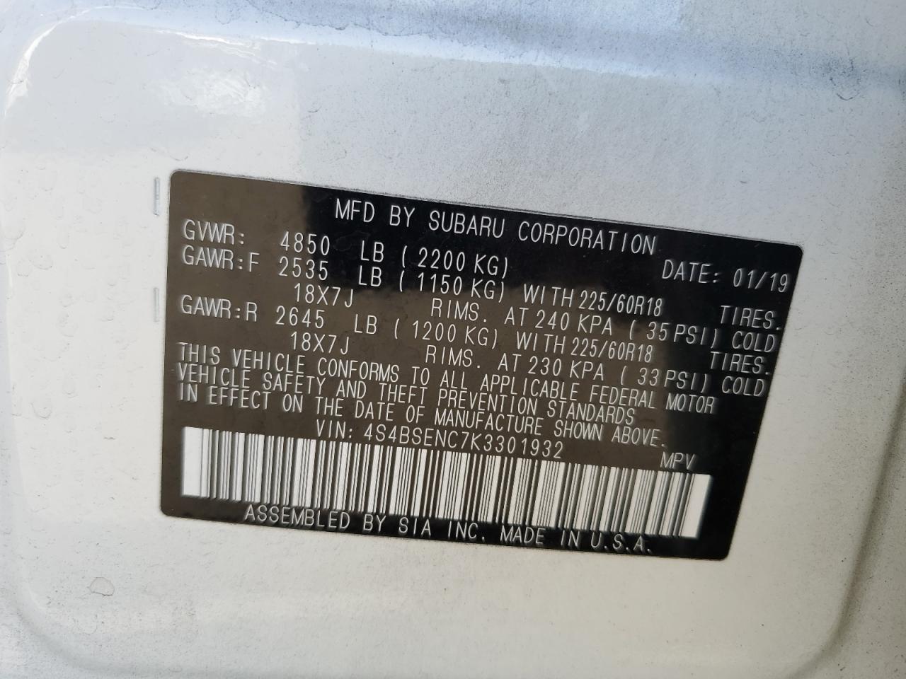2019 Subaru Outback - Image 13