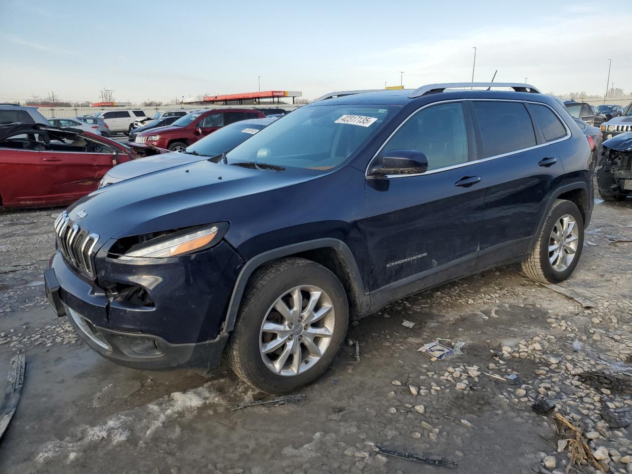 2014 Jeep Cherokee Limited იყიდება Cahokia Heights-ში, IL - Front End