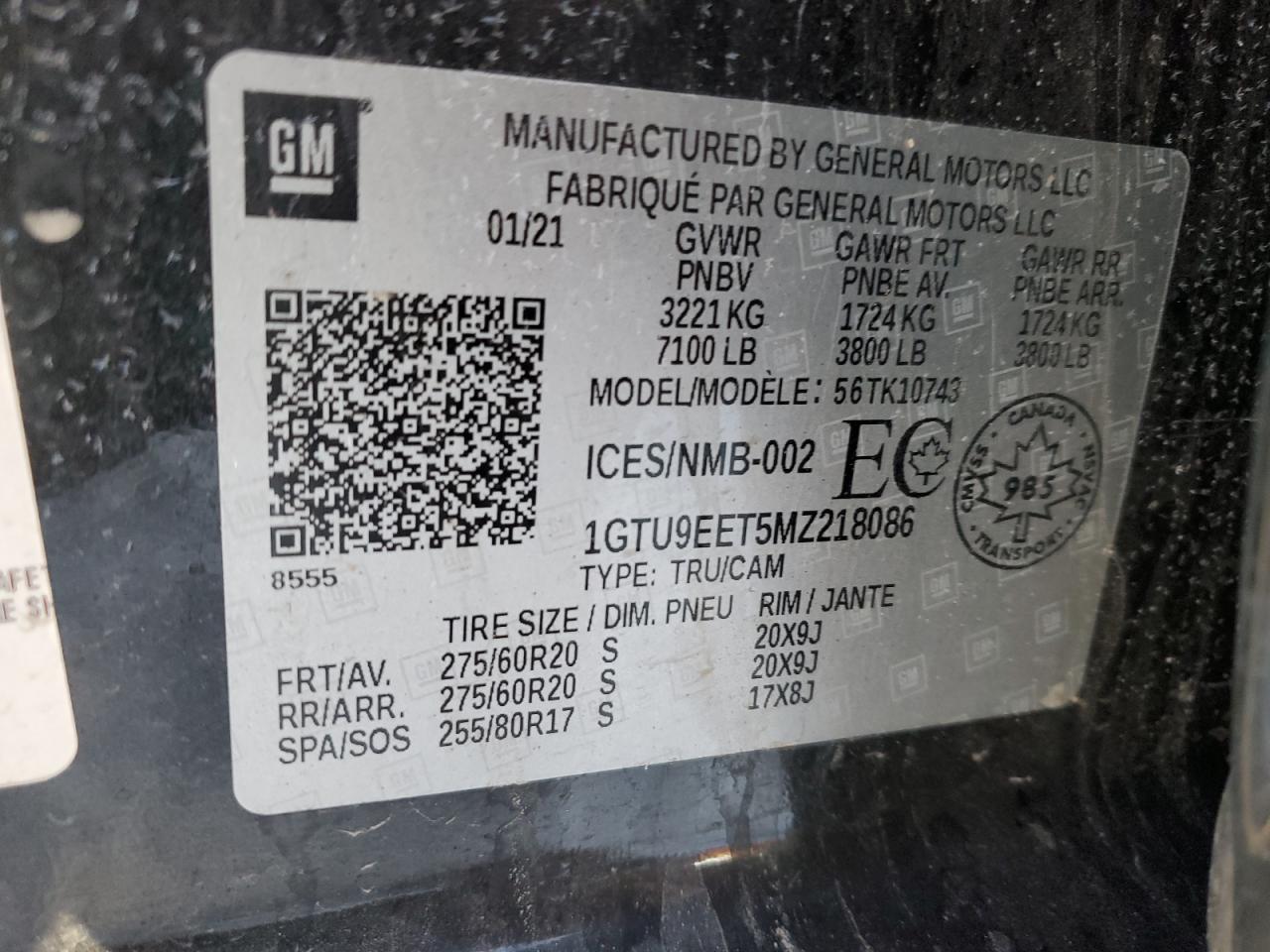 2021 GMC Sierra - Image 12