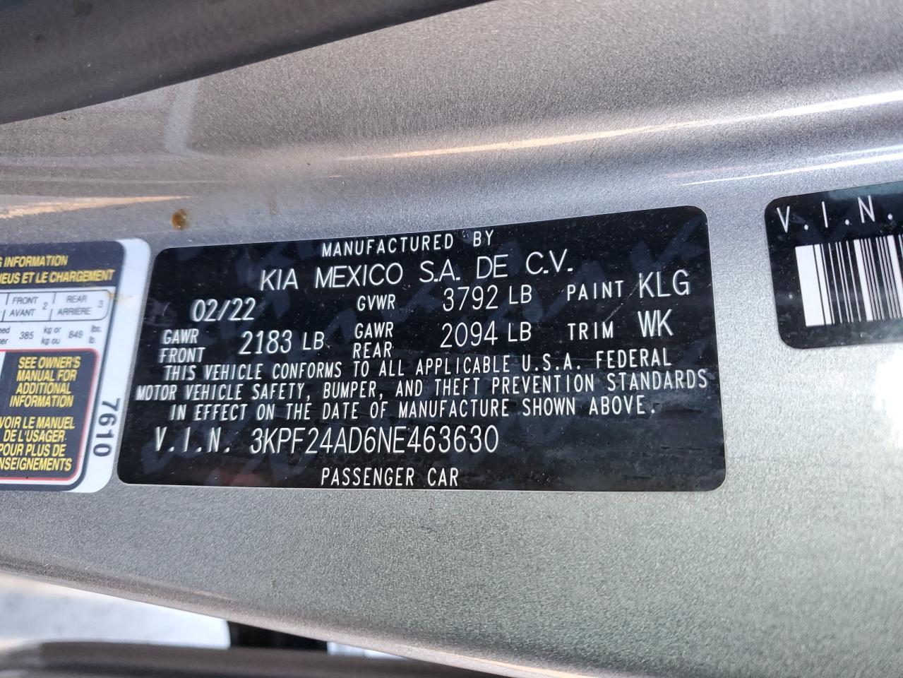 2022 Kia Forte - Image 14