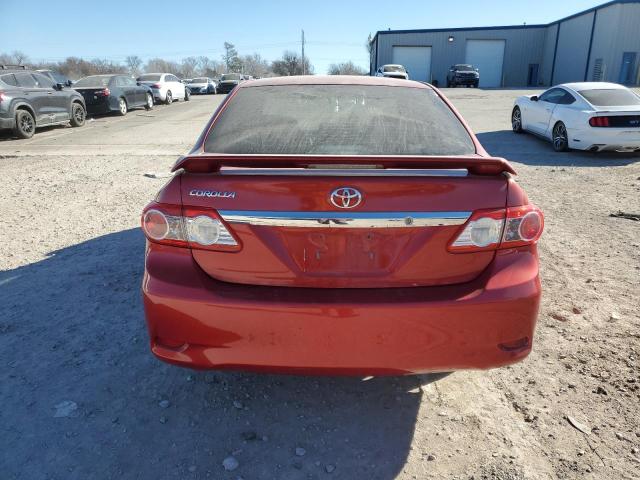  TOYOTA COROLLA 2013 Червоний