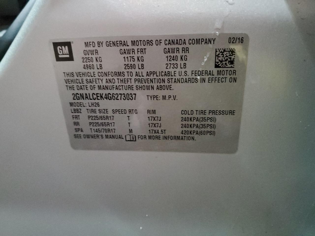 2016 Chevrolet Equinox - Image 13