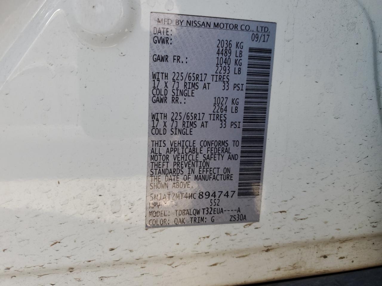 2017 Nissan Rogue - Image 13