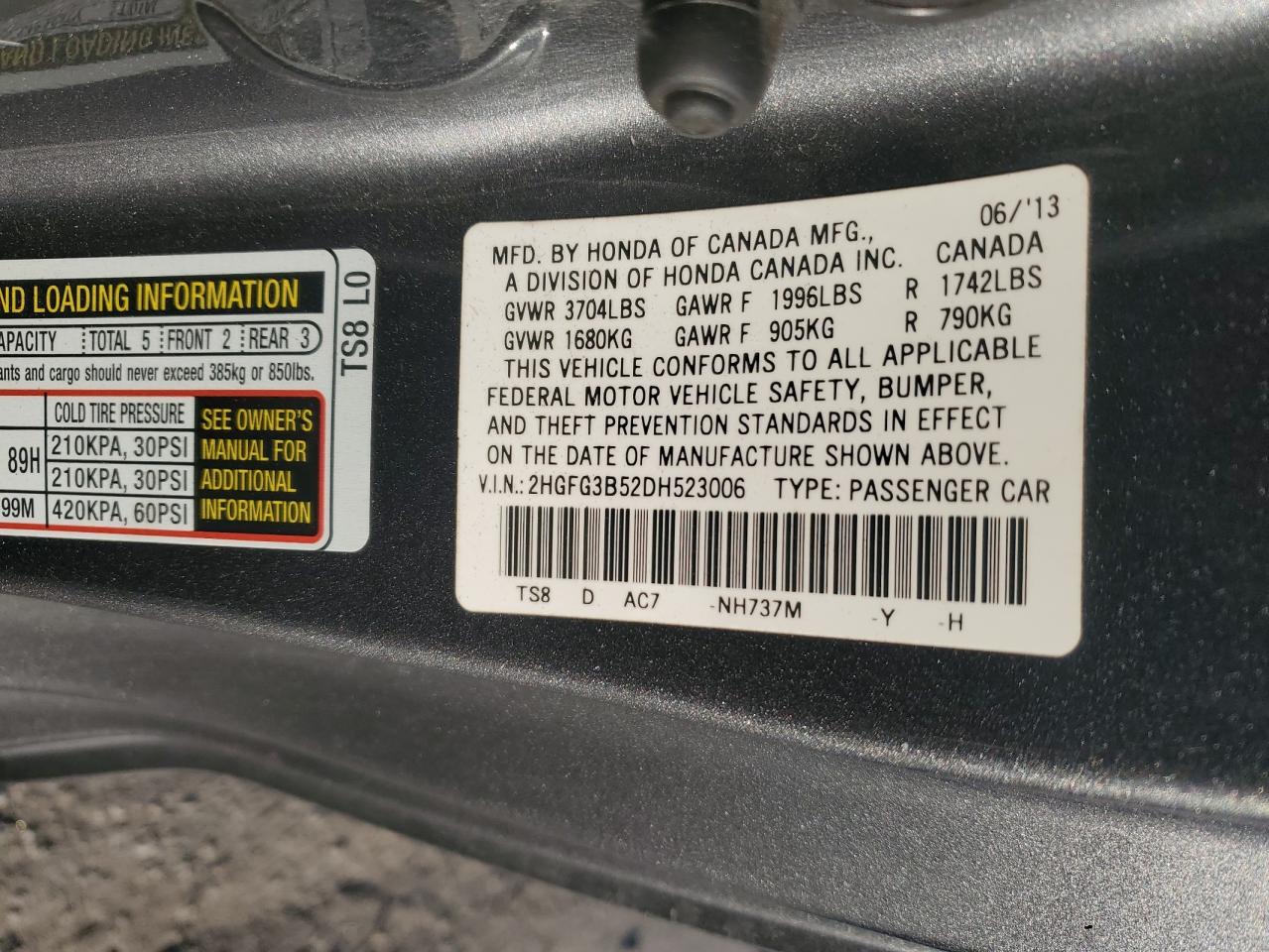 2013 Honda Civic - Image 12