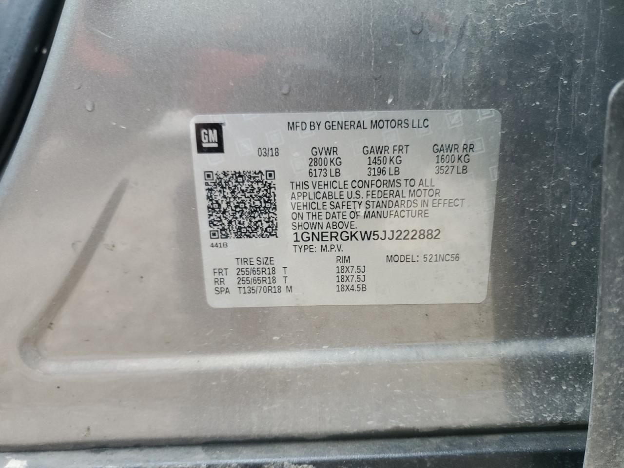 2018 Chevrolet Traverse - Image 15