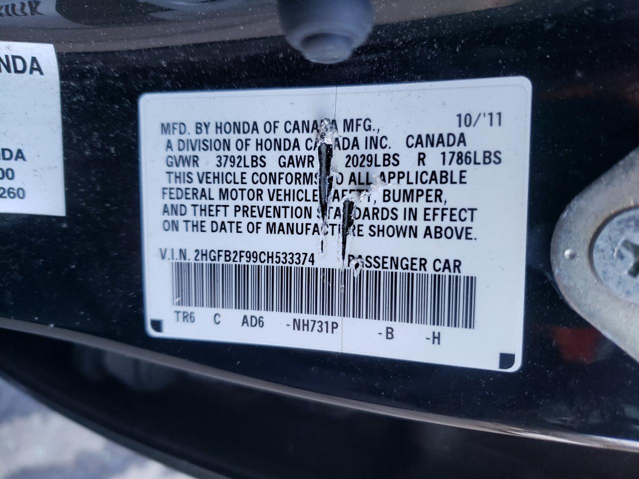 2012 Honda Civic - Image 12