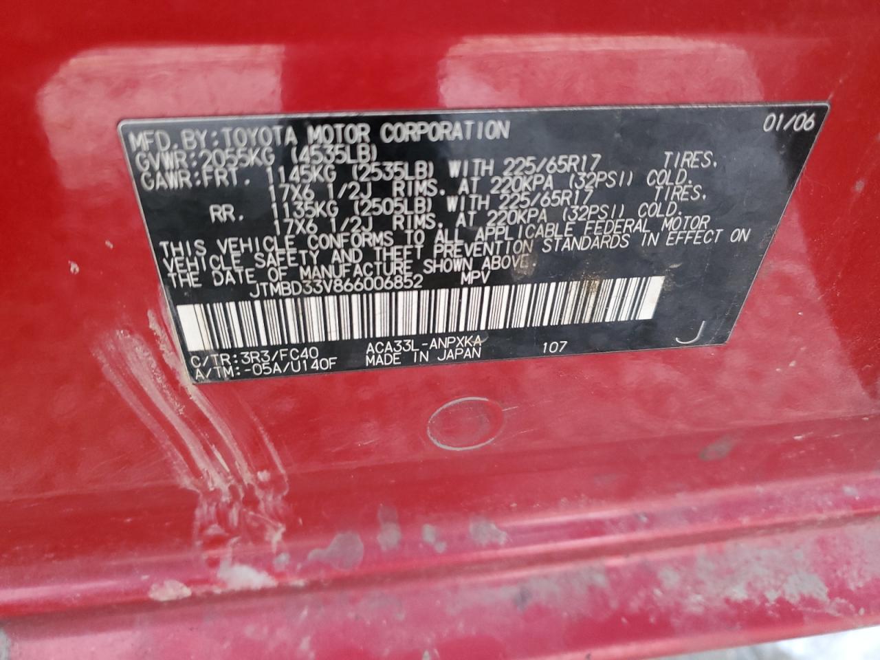 2006 Toyota RAV 4 - Image 13
