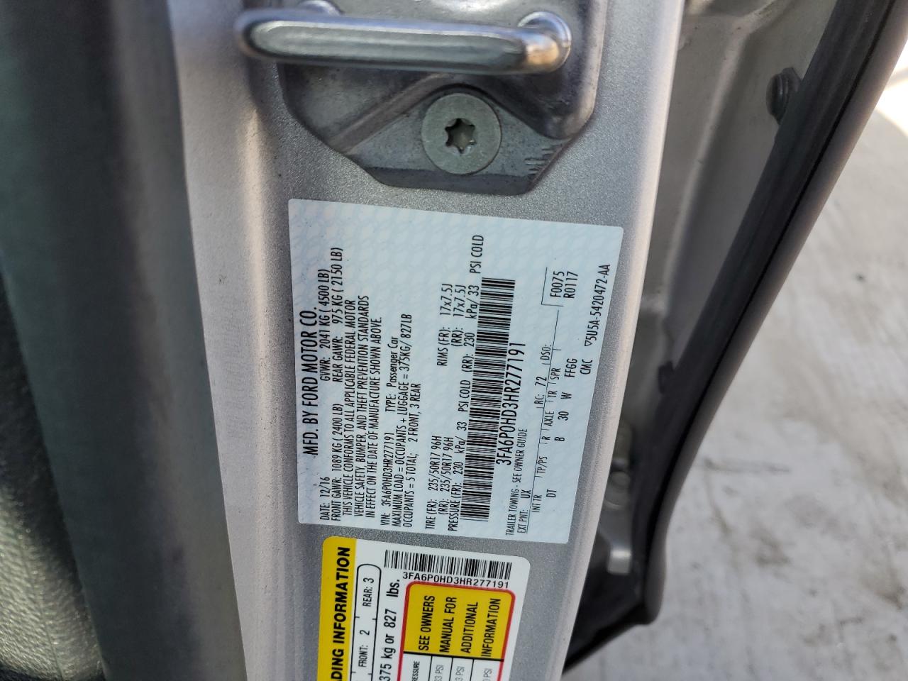 2017 Ford Fusion - Image 14