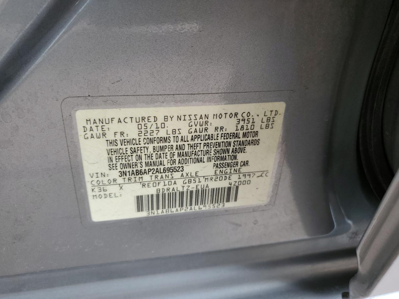 2010 Nissan Sentra - Image 13