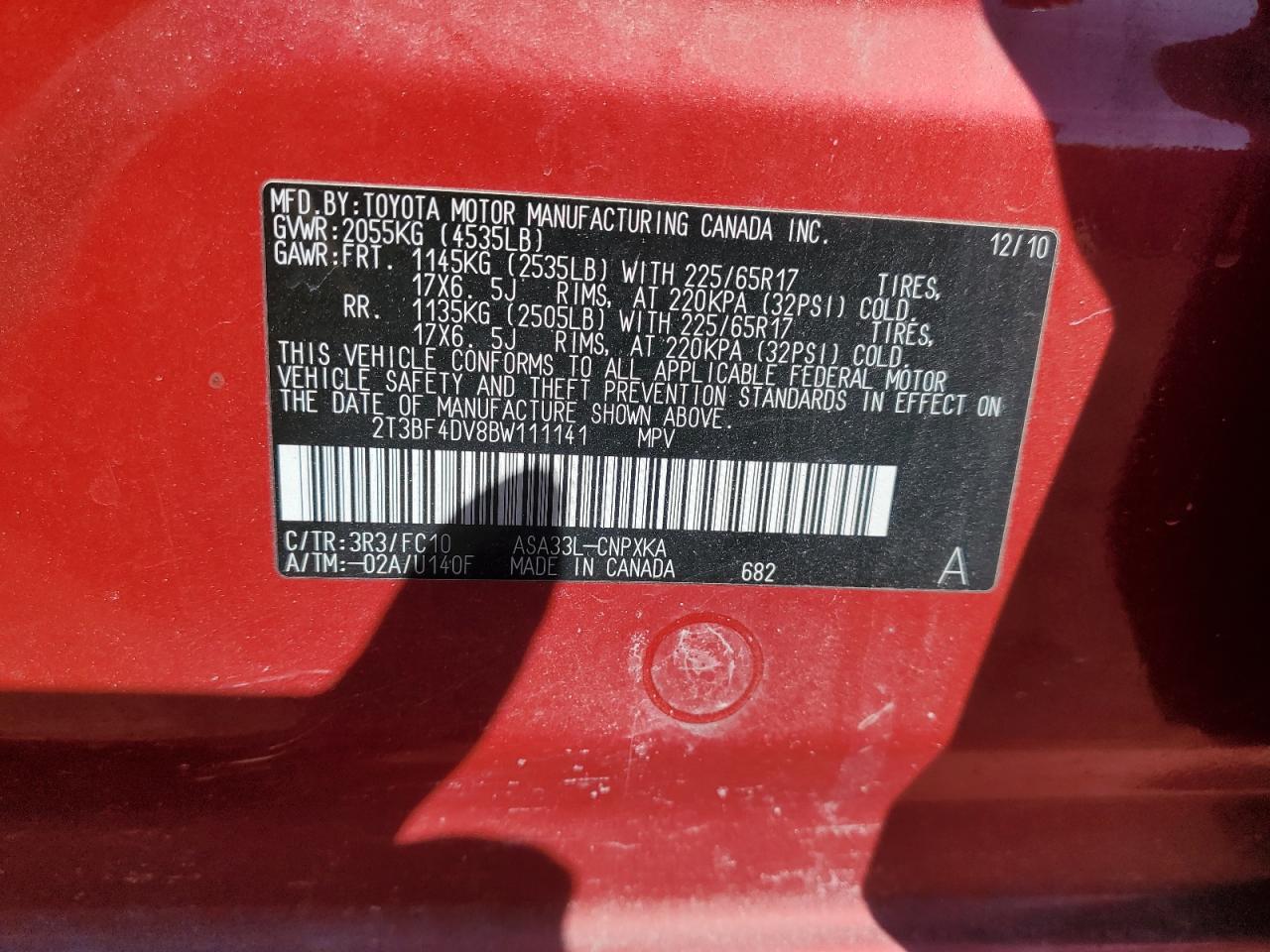 2011 Toyota RAV 4 - Image 13