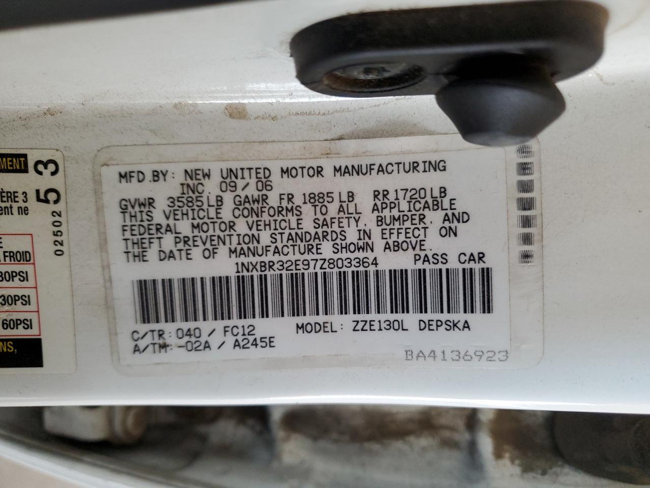 2007 Toyota Corolla - Image 12