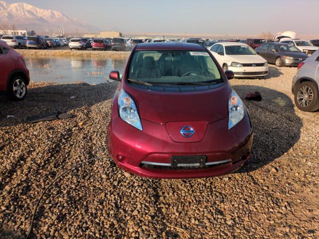  NISSAN LEAF 2017 Бургунди