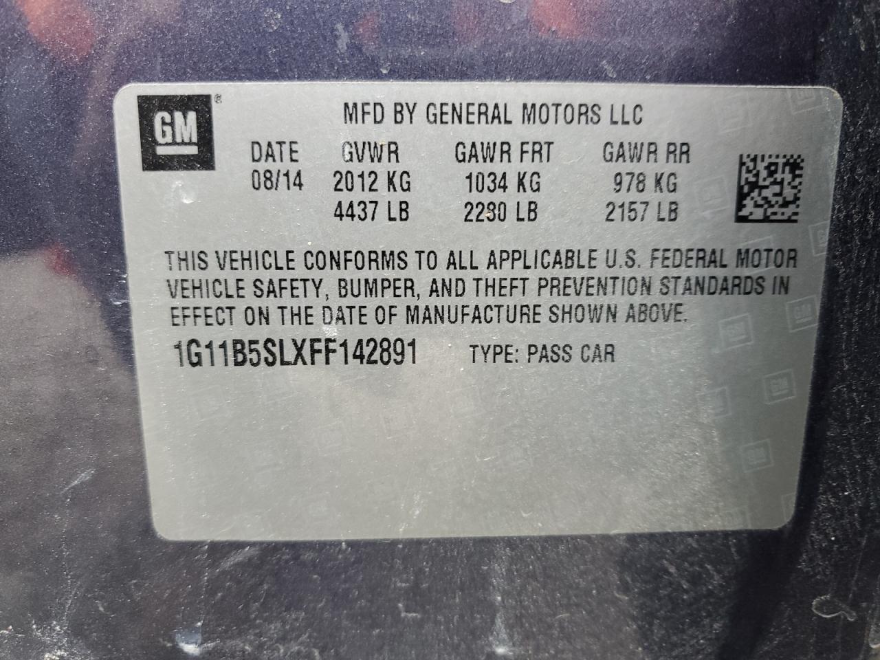 2015 Chevrolet Malibu - Image 14