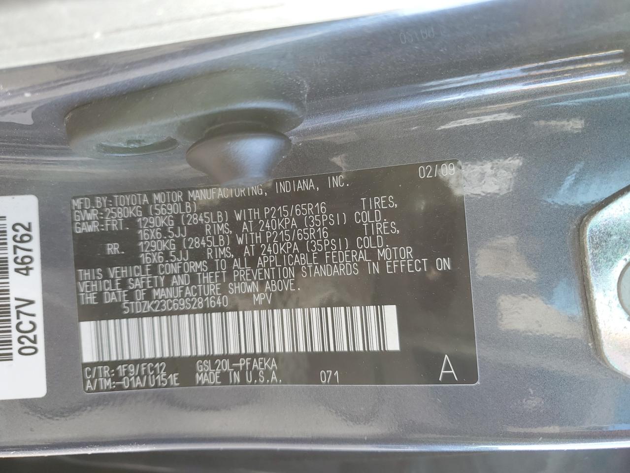 2009 Toyota Sienna - Image 13