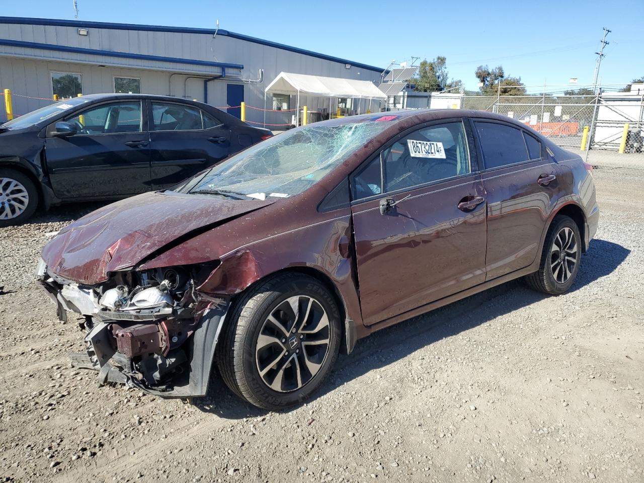 VIN 19XFB2F86EE257708 2014 HONDA CIVIC no.1