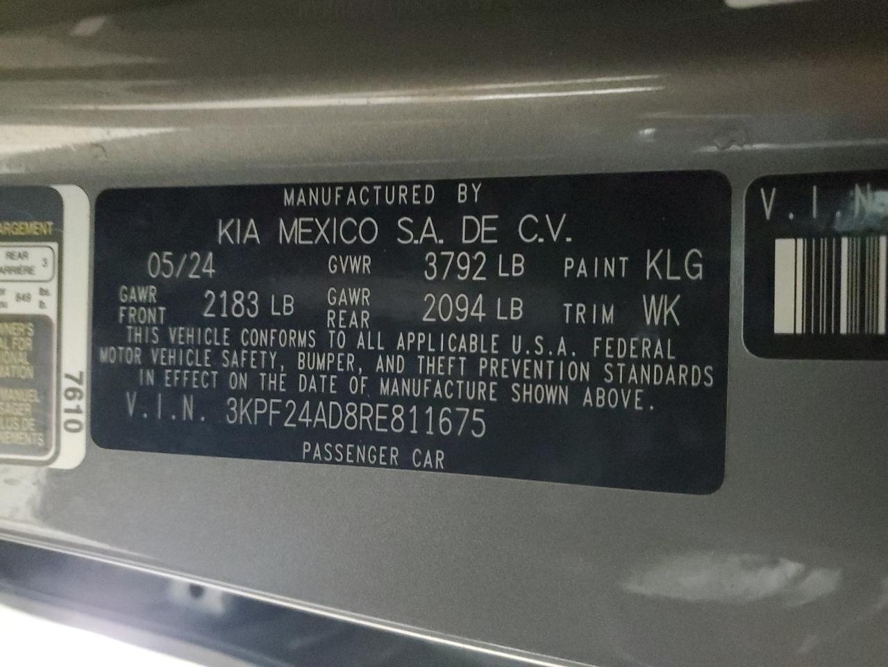 2024 Kia Forte - Image 12