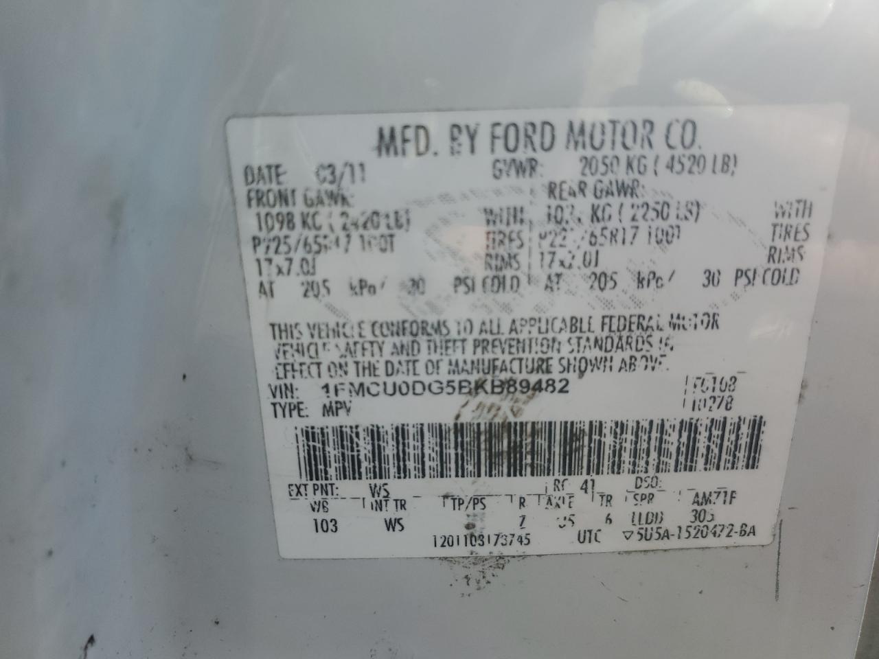 2011 Ford Escape - Image 12