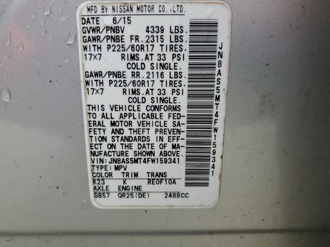 2015 Nissan Rogue - Image 14