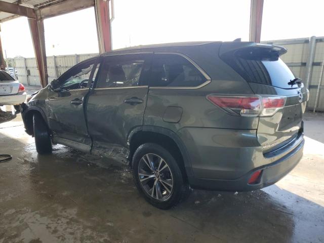  TOYOTA HIGHLANDER 2016 Зелений