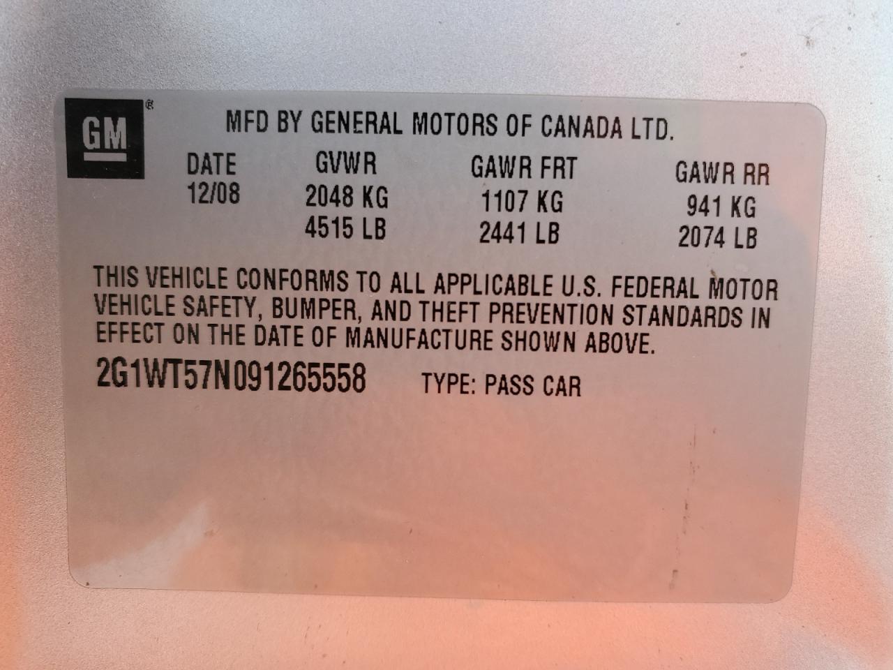 2009 Chevrolet Impala - Image 12