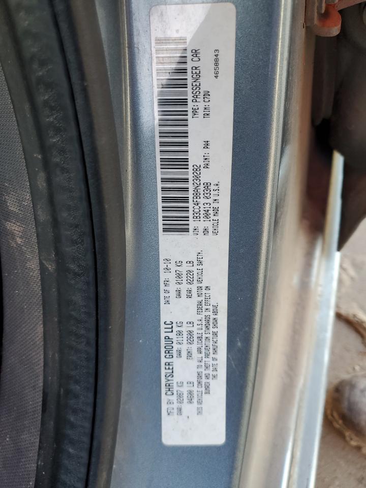 2010 Dodge Avenger Sxt VIN: 1B3CC4FB8AN230282 Lot: 87956805