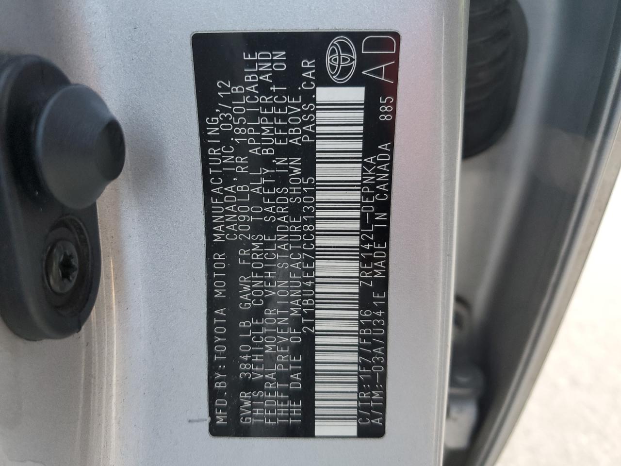2012 Toyota Corolla - Image 12