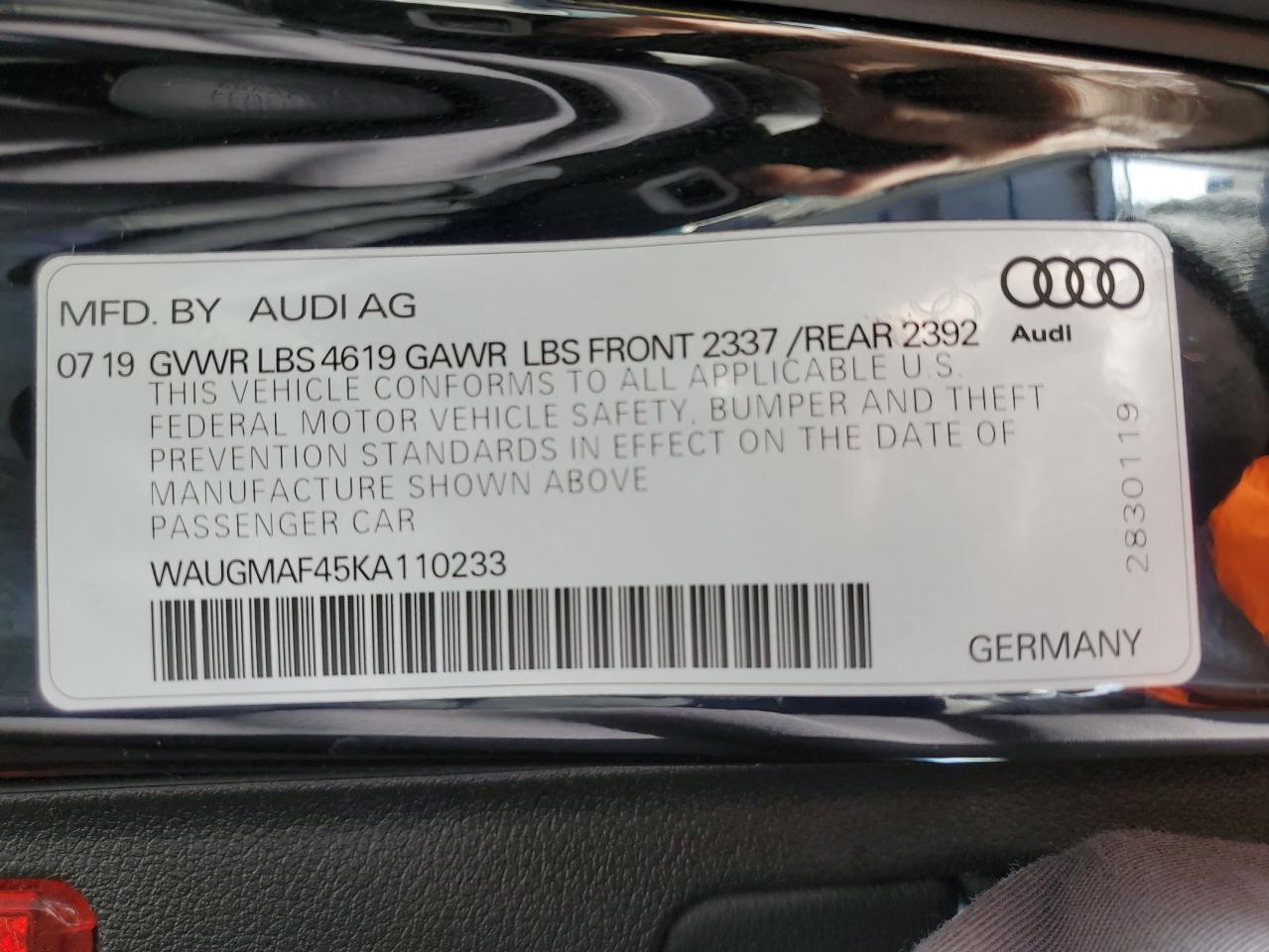 2019 Audi A4 - Image 12