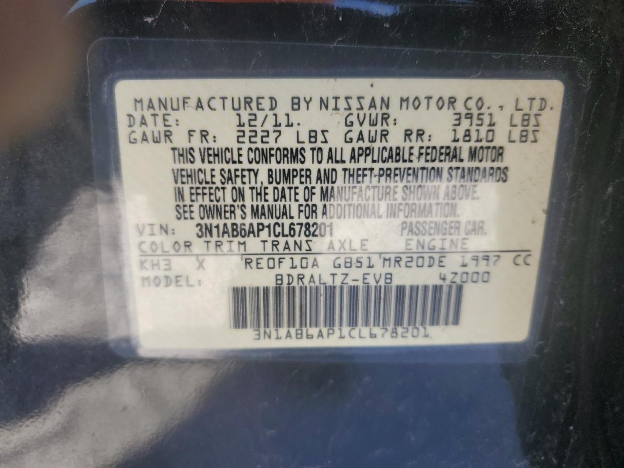 2012 Nissan Sentra - Image 14