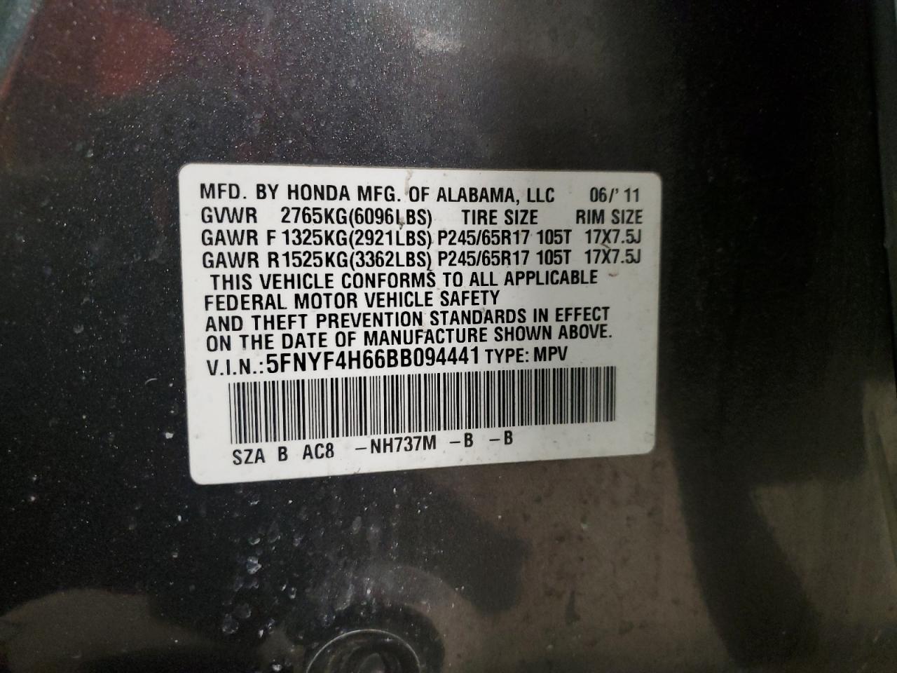 2011 Honda Pilot - Image 13