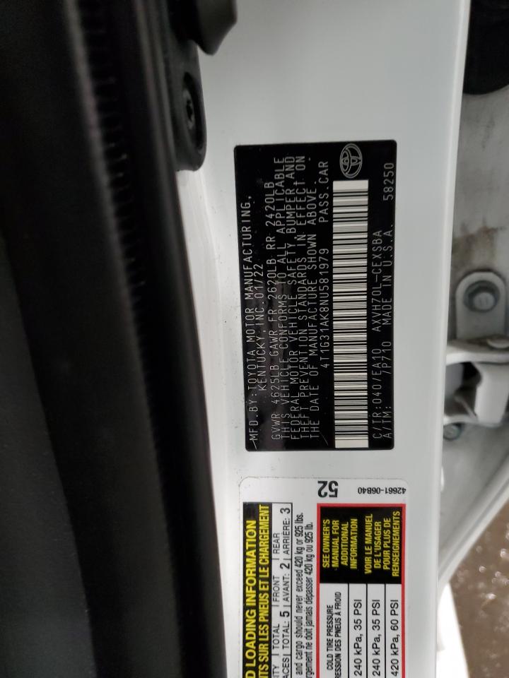 2022 Toyota Camry - Image 13