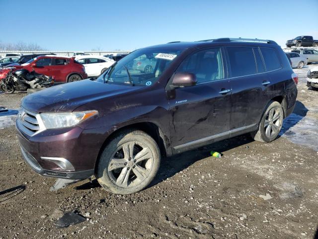  TOYOTA HIGHLANDER 2013 Бордовый