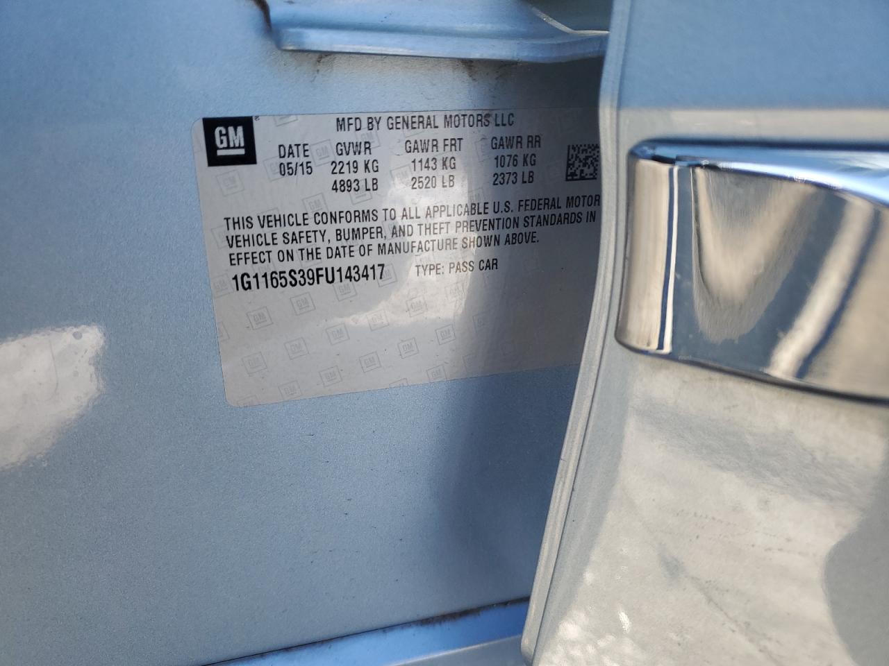 2015 Chevrolet Impala - Image 12