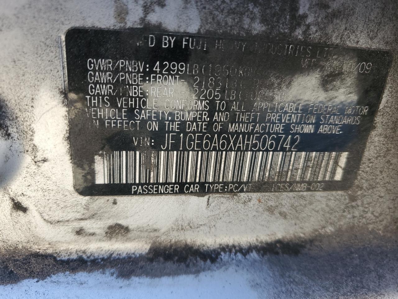 2010 Subaru Impreza - Image 14