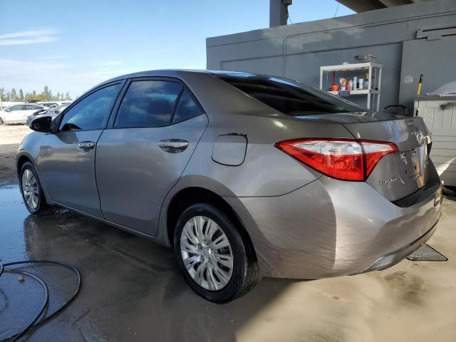 Sedans TOYOTA COROLLA 2014 Szary