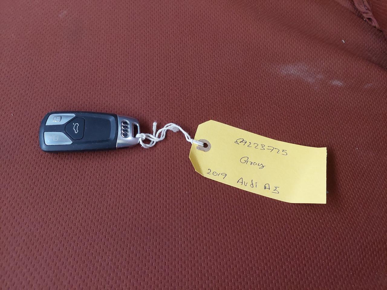 WAUZZZF52KA000726 - 2019 AUDI A5 - #89223725