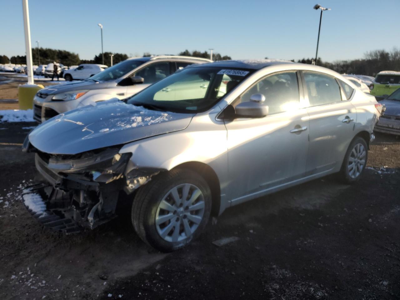 2017 Nissan Sentra S for Sale in East Granby, CT - Front End