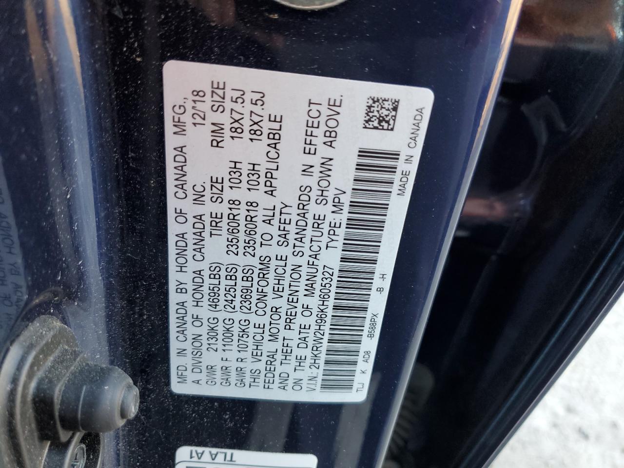 2019 Honda CR-V - Image 13